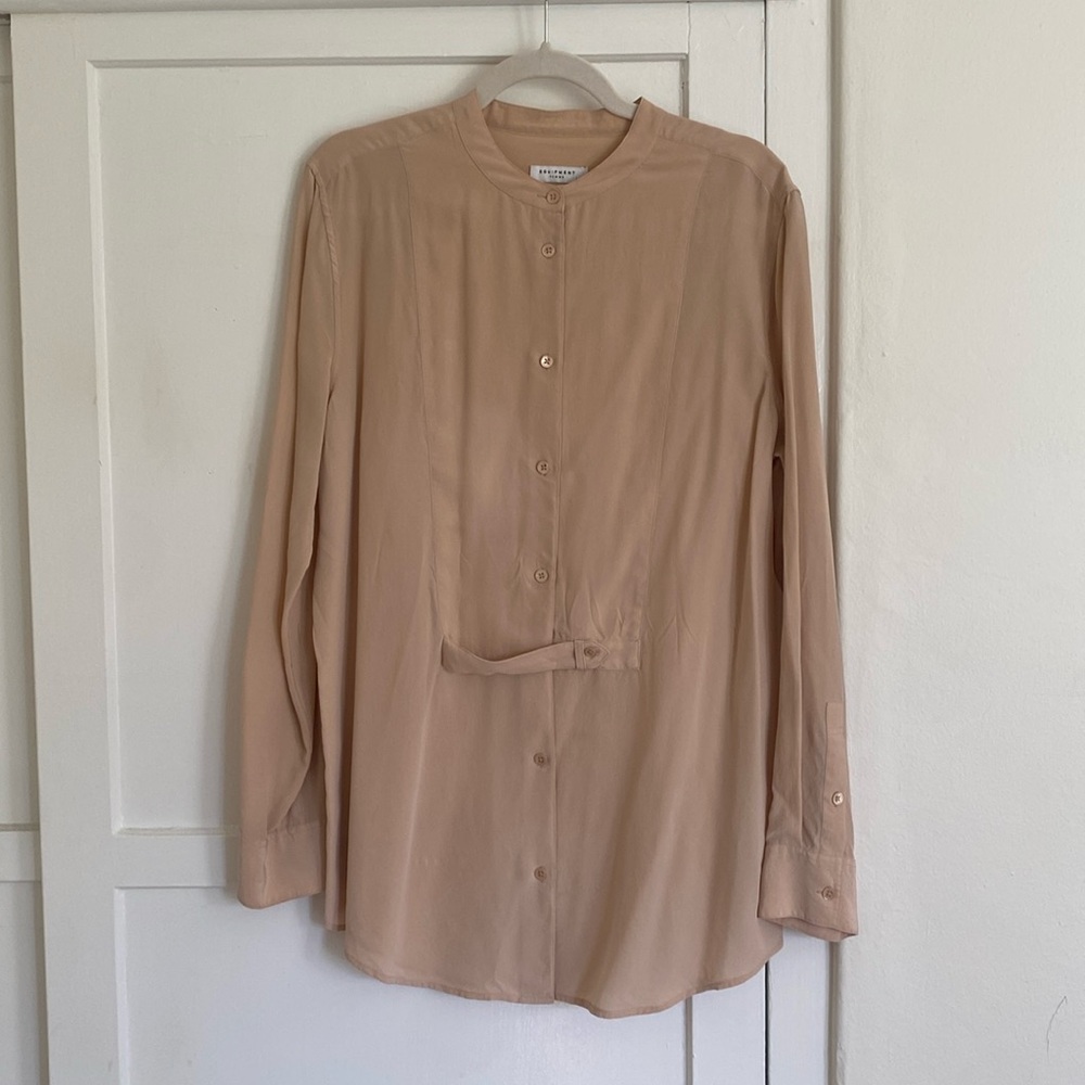 Equipment Silk Tuxedo Shirt / Tunic